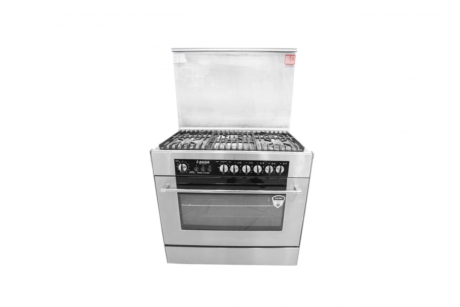 Izone Cooking Range WCM-5300 Glass Top Brass Burners (5 Burner)